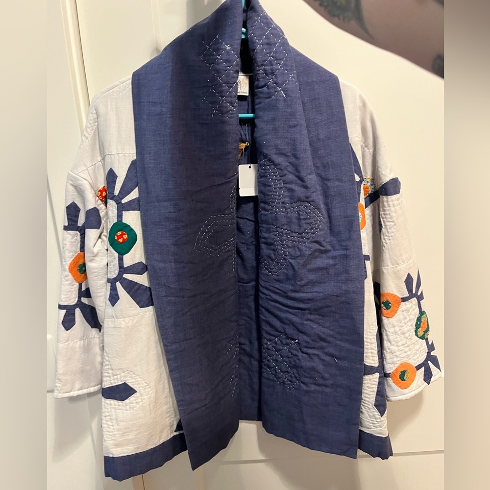 Beautiful handmade Farewell Franics quilt jacket size L